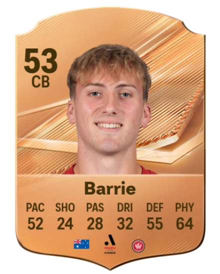 Barrie 53 Bronze CB FC 27 card