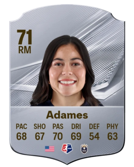 Adames 71 Silver RM FC 27 card