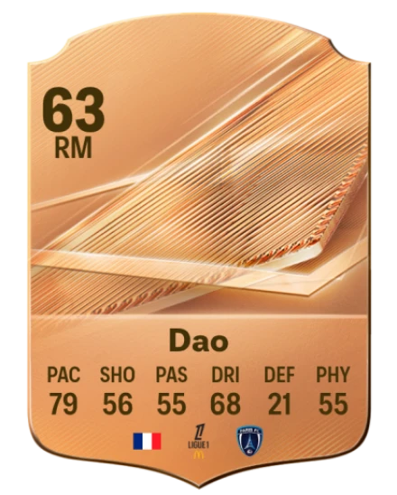Dao 63 Bronze RM FC 27 card