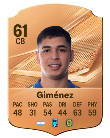 Giménez 61 Bronze CB FC 27 card