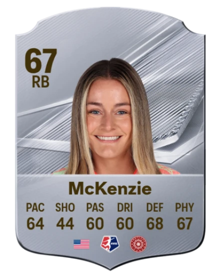 McKenzie 67 Silver RB FC 27 card