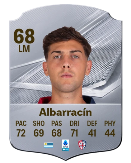 Albarracín 68 Silver LM FC 27 card
