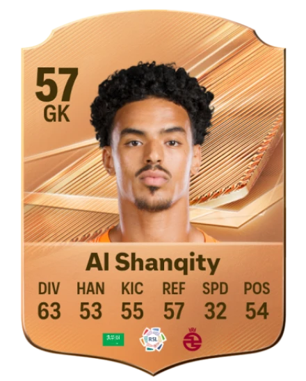 Al Shanqity 57 Bronze GK FC 27 card