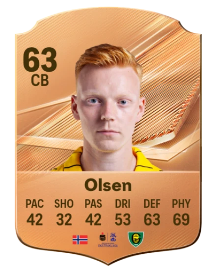 Olsen 63 Bronze CB FC 27 card