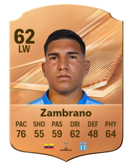 Zambrano 62 Bronze LW FC 27 card