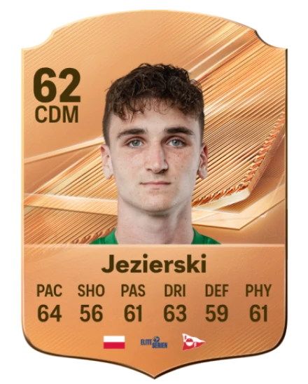Jezierski 62 Bronze CDM FC 27 card