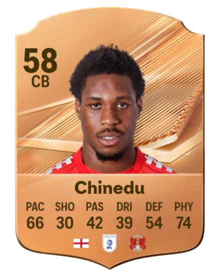 Chinedu 58 Bronze CB FC 27 card