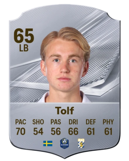 Tolf 65 Silver LB FC 27 card