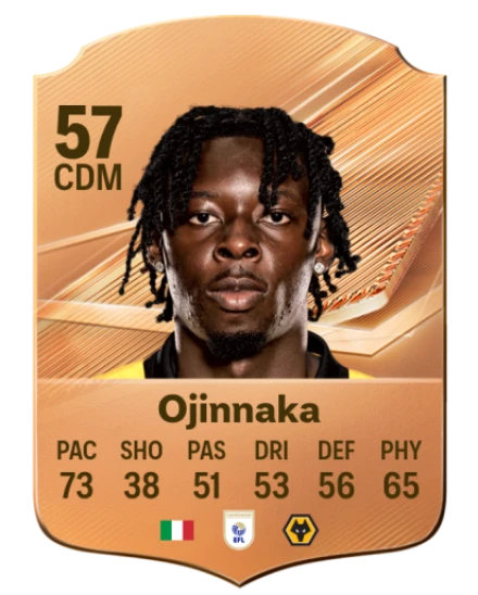 Ojinnaka 57 Bronze CDM FC 27 card