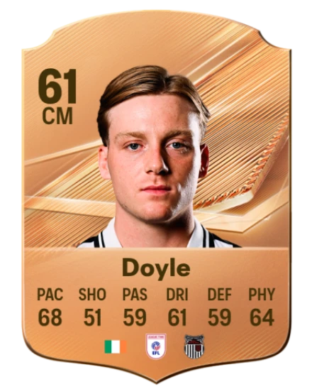 Doyle 61 Bronze CM FC 27 card