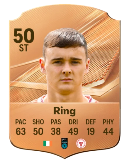 Ring 50 Bronze ST FC 27 card