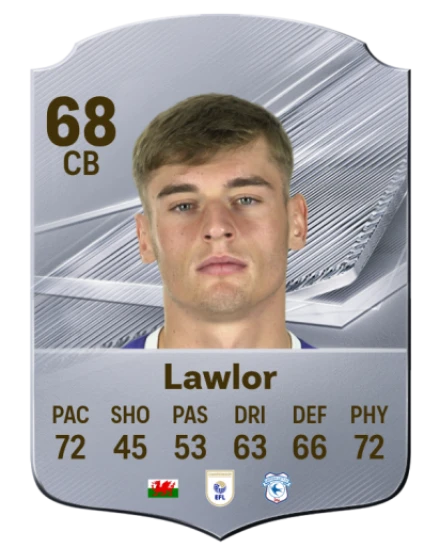 Lawlor 68 Common CB FC 26 card