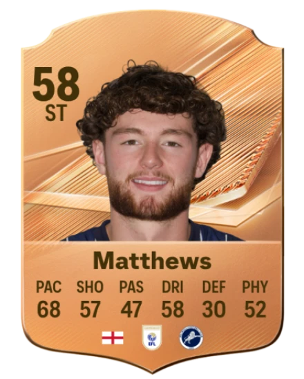 Matthews 58 Bronze ST FC 27 card