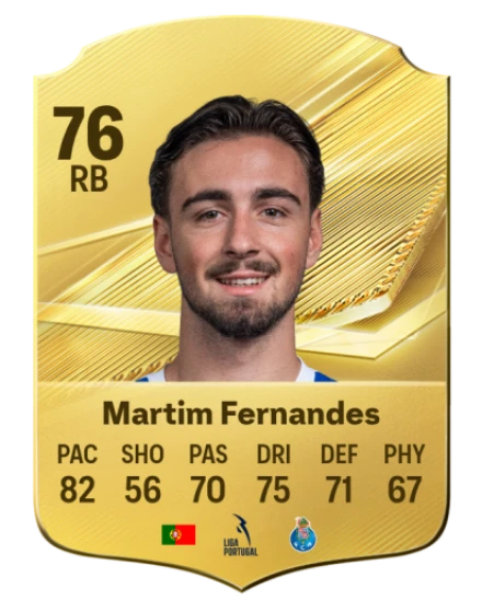 Martim Fernandes 76 Common RB FC 26 card