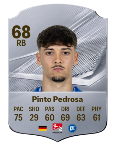Pinto Pedrosa 68 Common RB FC 26 card
