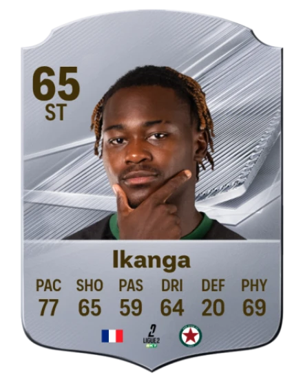 Ikanga 65 Silver ST FC 27 card