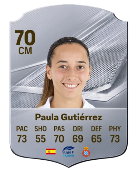Paula Gutiérrez 70 Common CM FC 26 card