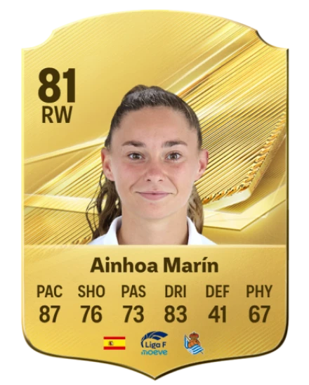 Ainhoa Marín 81 Common RW FC 26 card