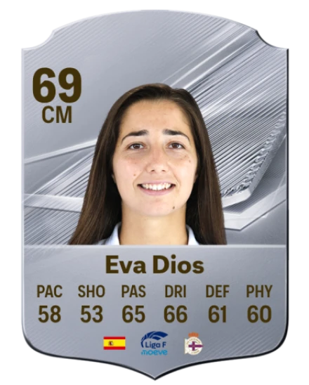 Eva Dios 69 Silver CM FC 27 card
