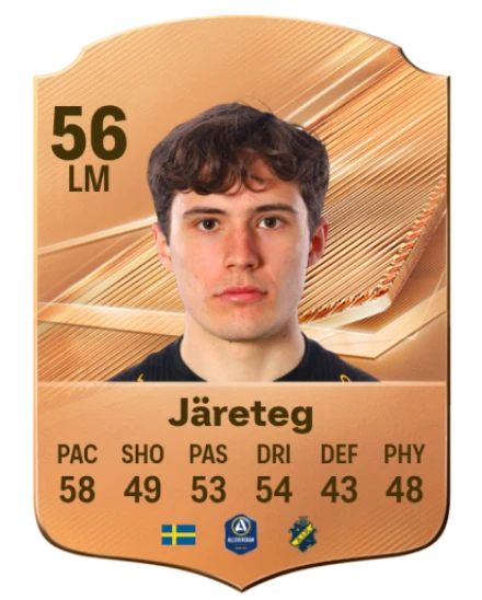 Järeteg 56 Bronze LM FC 27 card