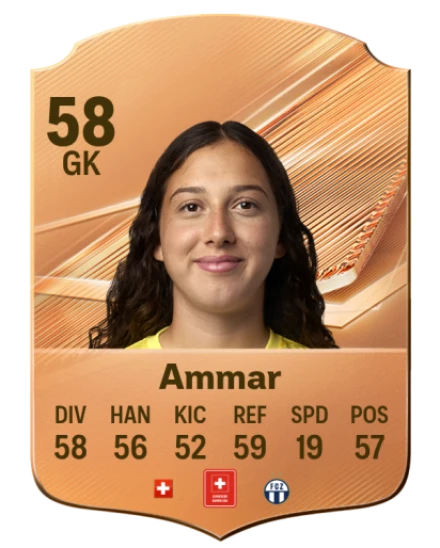 Ammar 58 Bronze GK FC 27 card