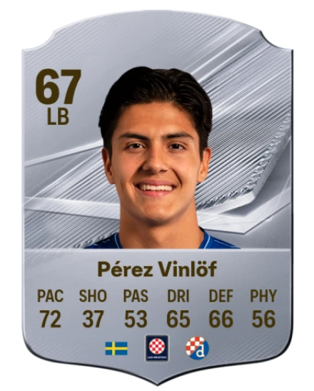 Pérez Vinlöf 67 Common LB FC 26 card