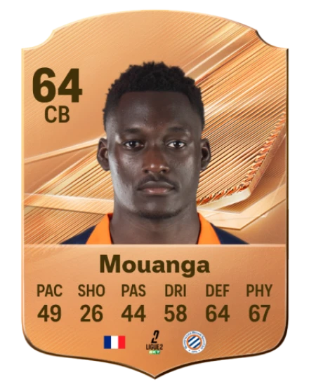 Mouanga 64 Bronze CB FC 27 card