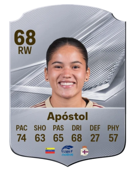 Apóstol 68 Silver RW FC 27 card