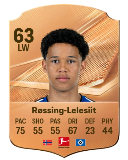 Røssing-Lelesiit 63 Bronze LW FC 27 card