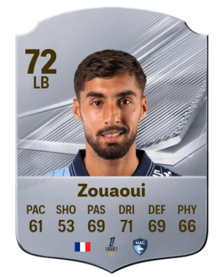 Zouaoui 72 Rare LB FC 26 card
