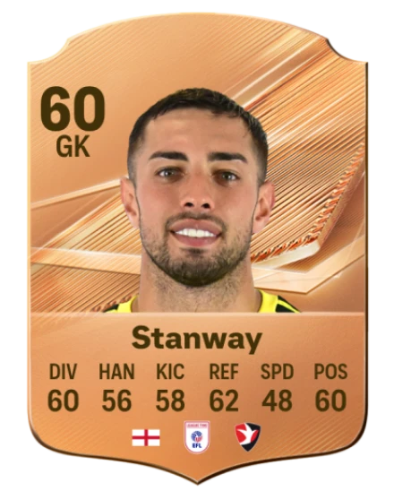 Stanway 60 Bronze GK FC 27 card