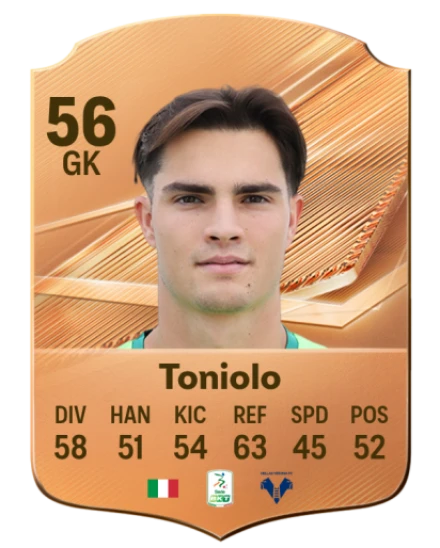 Toniolo 56 Bronze GK FC 27 card