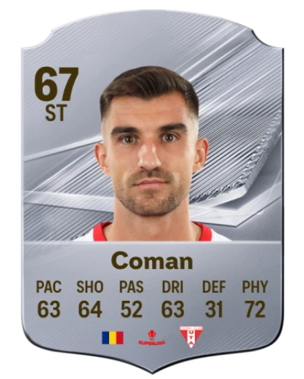 Coman 67 Common ST FC 26 card