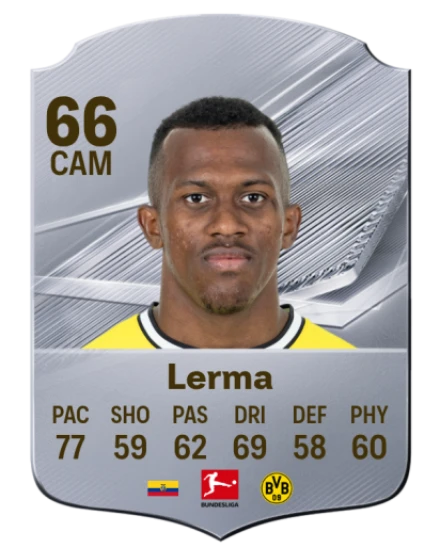 Lerma 66 Silver CAM FC 27 card