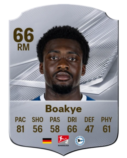 Boakye 66 Silver RM FC 27 card