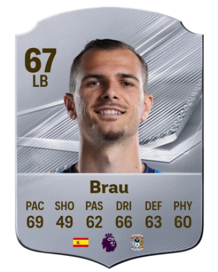 Brau 67 Silver LB FC 27 card