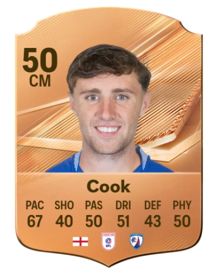 Cook 50 Common CM FC 26 card