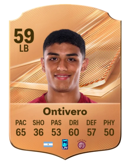 Ontivero 59 Bronze LB FC 27 card