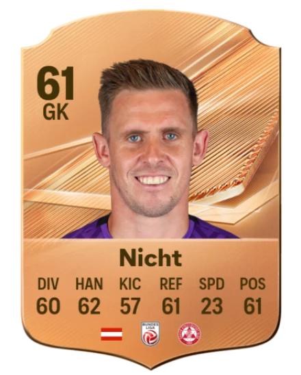 Nicht 61 Bronze GK FC 27 card