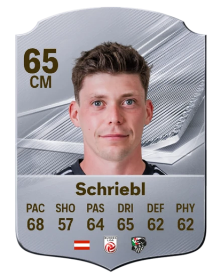 Schriebl 65 Common CM FC 26 card