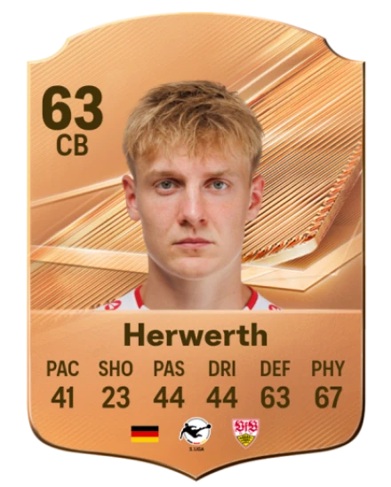 Herwerth 63 Common CB FC 26 card