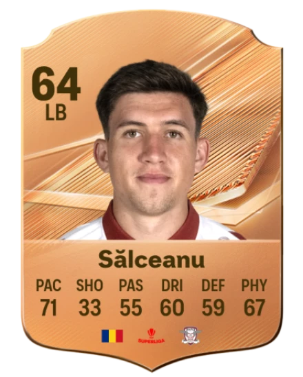 Sălceanu 64 Bronze LB FC 27 card