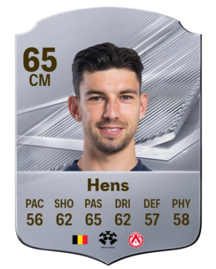 Hens 65 Silver CM FC 27 card