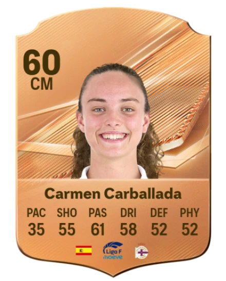 Carmen Carballada 60 Bronze CM FC 27 card