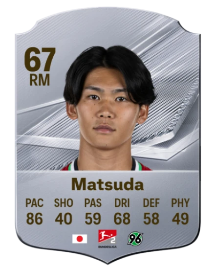 Matsuda 67 Silver RM FC 27 card