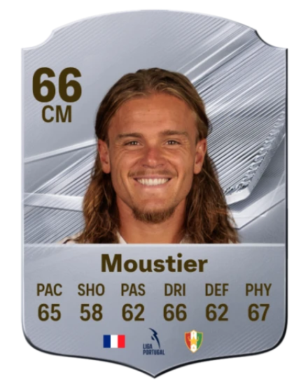 Moustier 66 Silver CM FC 27 card