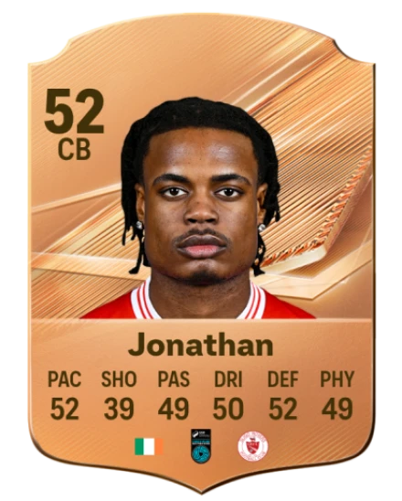 Jonathan 52 Bronze CB FC 27 card