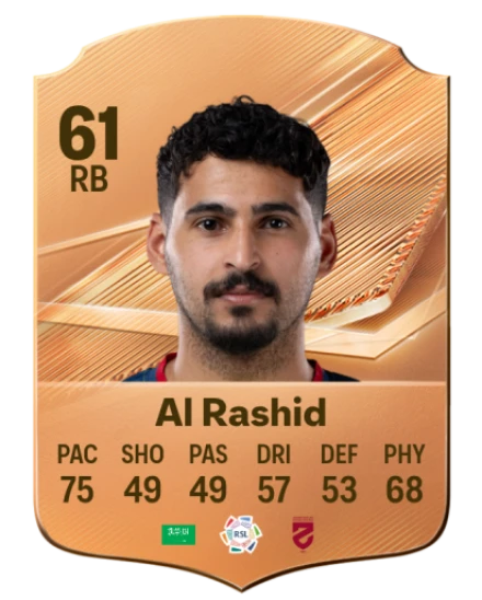 Al Rashid 61 Common RB FC 26 card