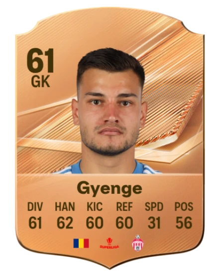 Gyenge 61 Bronze GK FC 27 card