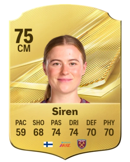 Siren 75 Common CM FC 26 card